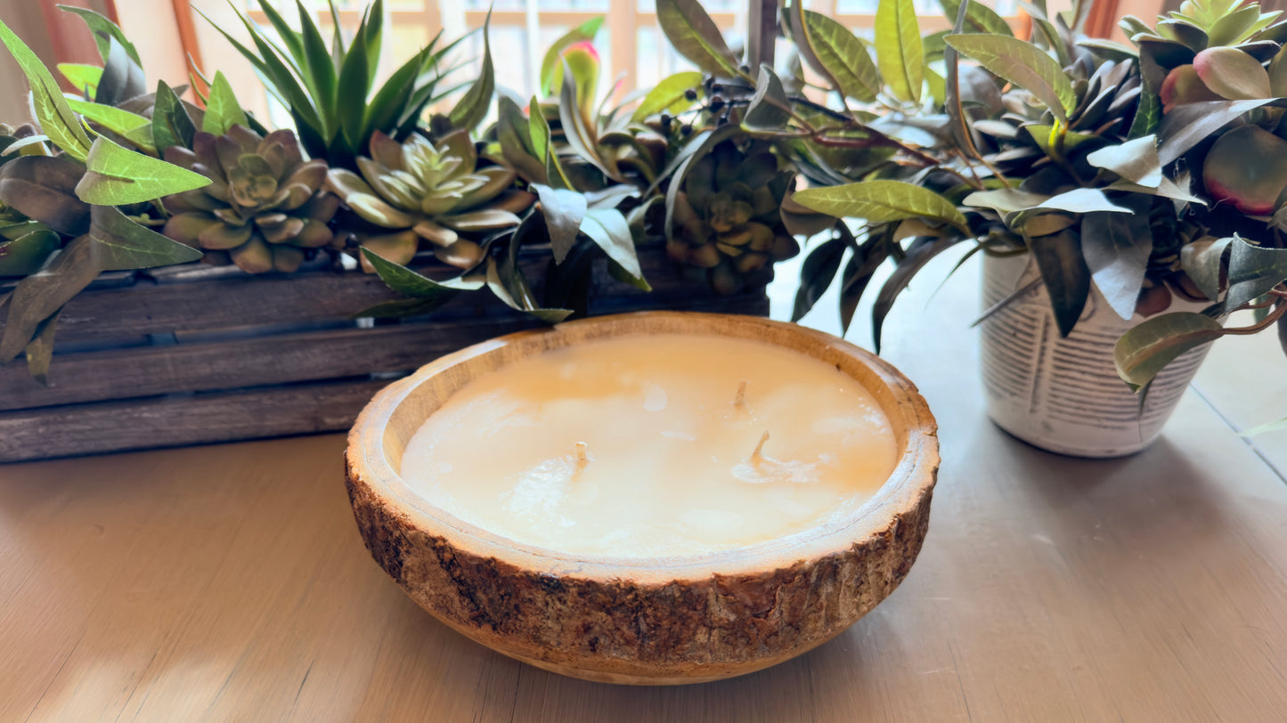 Live Edge Soy Wax Candle